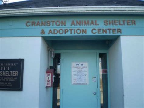 Cranston animal shelter - 501 (c) (3) organization. Donations are tax-deductible. URL not available. 81 PASTURE VIEW LN. CRANSTON RI 02921-2733. 